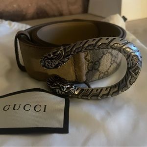 Gucci Dionysus Belt - Beige Taupe